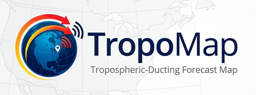 TropoMap — Tropospheric-Ducting Forecast Map